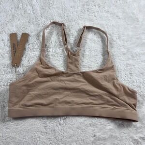 Skims Fits Everybody Racerback Bralette Clay Tan BR-SCP-9181 Womens Size S NWT